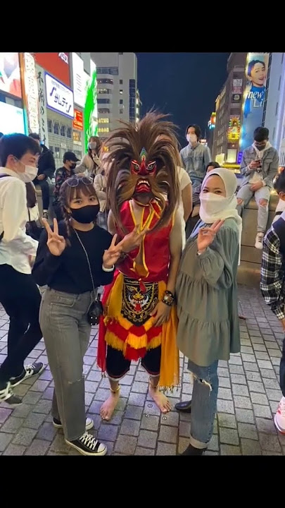 Viral Di Jepang Pakai Ganongan Reog Ponorogo