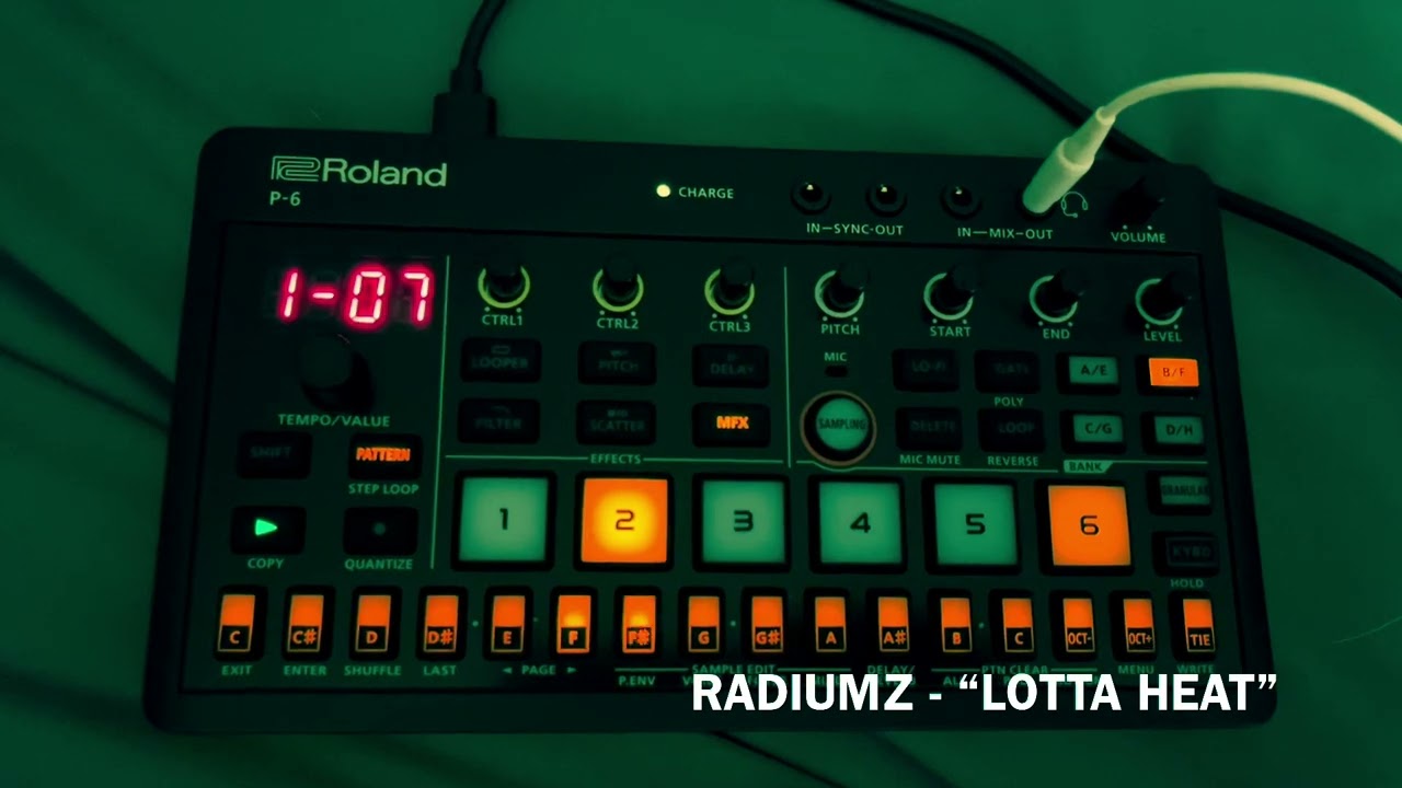 My First Hour With The Roland P-6 Sampler (lofi beat)