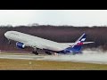 [FullHD] Aeroflot Boeing 777-300ER short takeoff at Geneva/GVA/LSGG