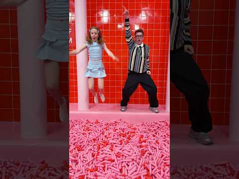 Nastya and Son of Jackie Chan Dance