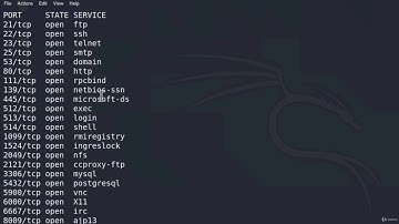 6  Different Nmap Scan Types