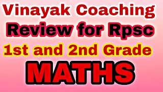 Vinayak coaching review for Rpsc 1st and 2nd Grade Maths | Best coaching for Rpsc 2nd Grade | screenshot 2