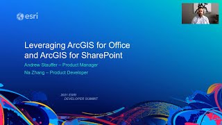 Leveraging ArcGIS for Office and ArcGIS for SharePoint