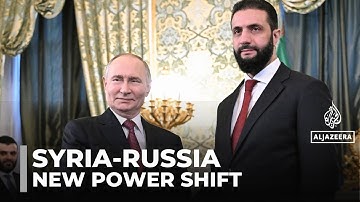Syria seeks to ‘redefine’ Russia ties, al-Sharaa tells Putin in Moscow