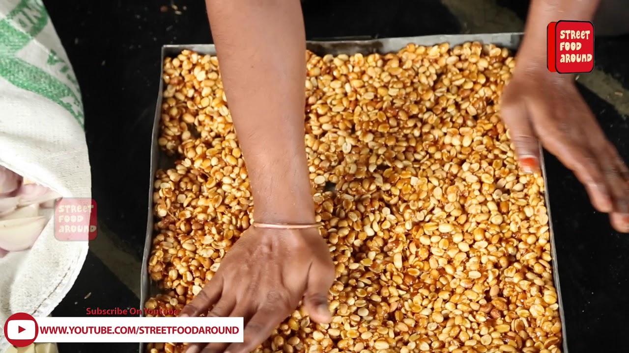 palli patti - Peanut Chikki Recipe | Street Food Around