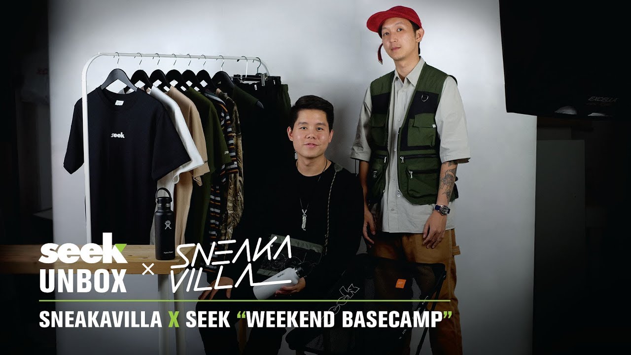 SEEK UNBOX [Review] : SneakaVilla X SEEK “Weekend Basecamp” Collection (Thai) Feat. Ballisticone