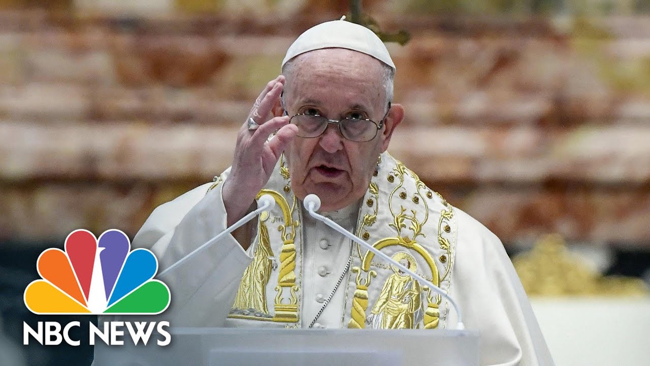 Pope Urges Countries To Speed Up Vaccinations, Share Shots With Poor Countries | NBC News
