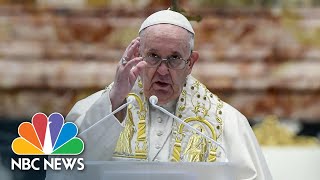 Pope Urges Countries To Speed Up Vaccinations, Share Shots With Poor Countries | NBC News