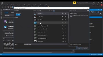 how to create responsive website in asp.net - using Bootstrap || visual studio 2017