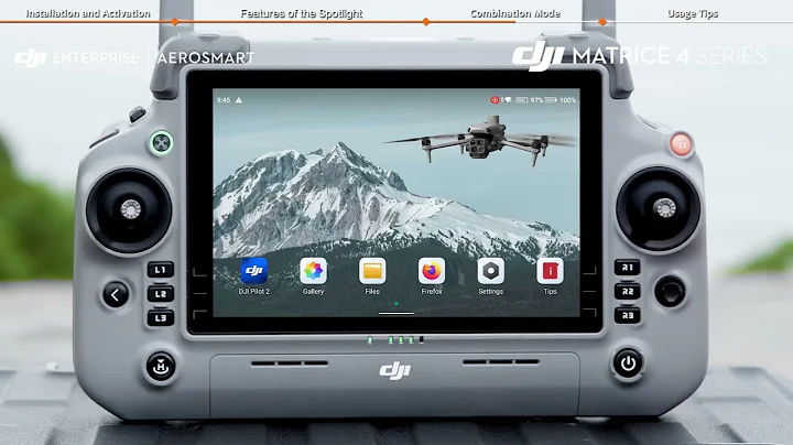 DJI Matrice 4 Series + AL1 Spotlight Tutorial — Setup, Modes & Night Operations