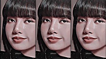 LISA 😼✨ | alightmotion video editing 🥀 xml preset 🤤 #xml