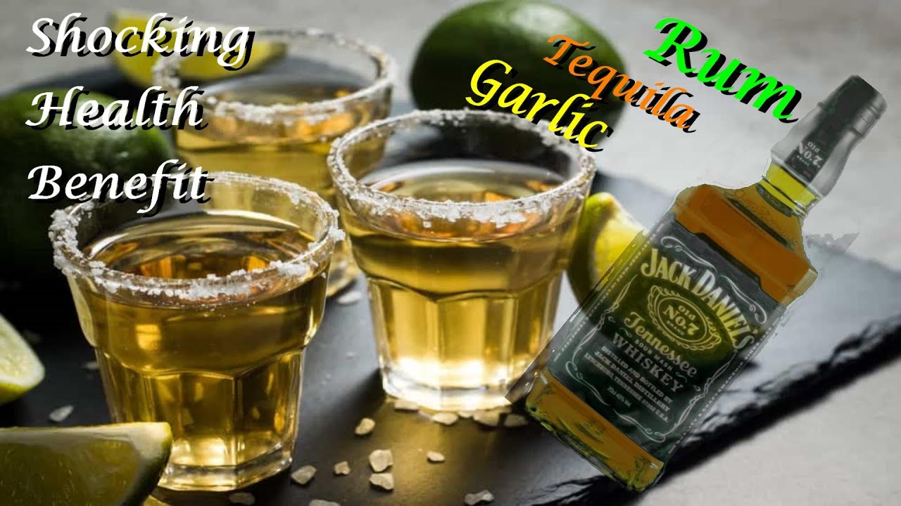 Shocking Health Benefits Of Alcohol, Whisky, Tequila, Wine & Rum......Garlic, Lemon & Honey