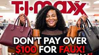 TJ MAXX NEW ARRIVALS‼️Designer Handbag Haul: GENUINE LEATHER BAGS ONLY