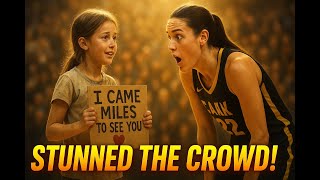 🌟 “A Little Girl Walked Miles Just to Meet Caitlin Clark—What Happened Next Stunned Everyone!”