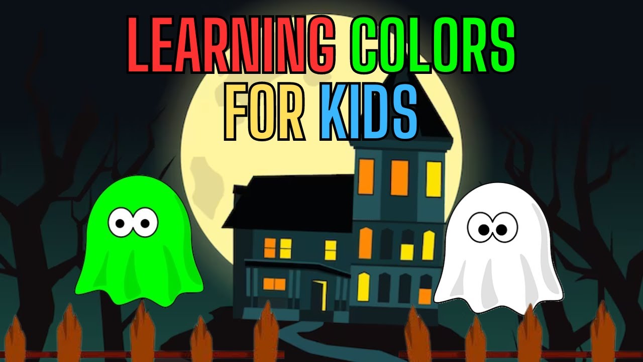 Ghost Learning 👻Learning Colors with Cartoon Ghosts | Learning Colors With Halloween ...