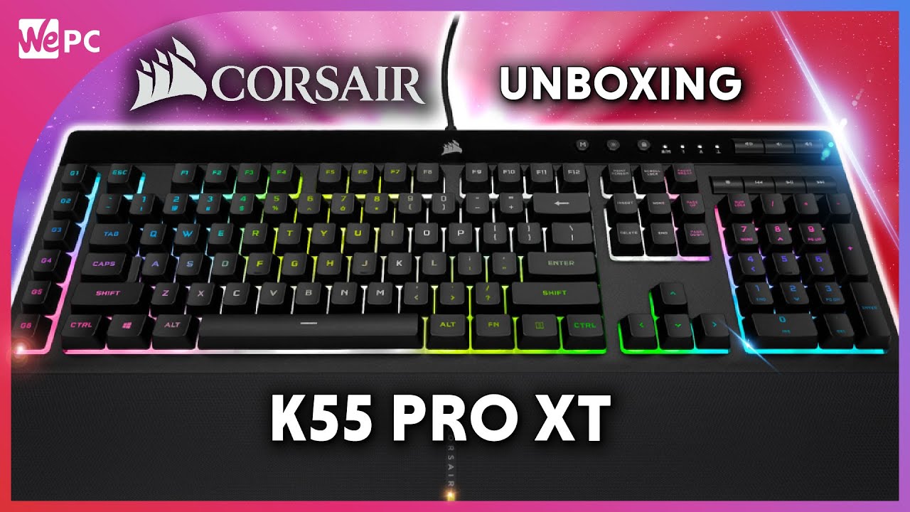 Corsair K55 RGB Keyboard (REVIEW + SOUND TEST) 