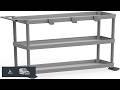 Simple Houseware 3 Tier Slim Narrow Storage Cart with Handle 5.5'' Wide x 27.5''
