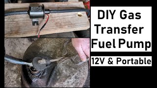 How to Make a DIY 12V Portable Gas Transfer Fuel Pump - Quick and Easy by JRMSweeps 1,933 views 1 year ago 1 minute, 23 seconds