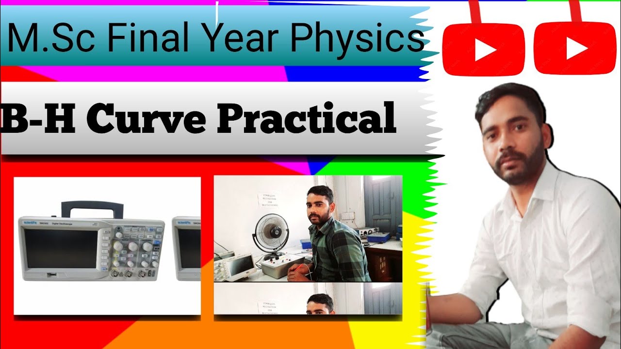B-H curve practical /B-H curve Experiment / M.Sc Final Year Physics ...