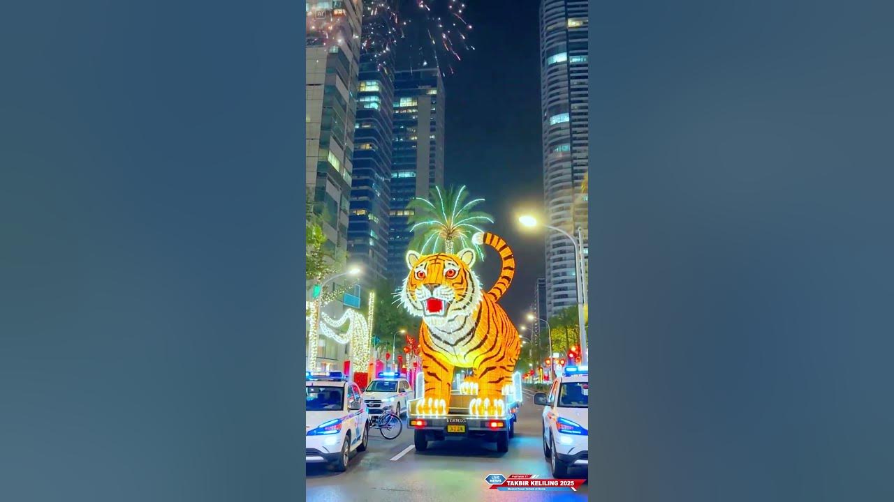 animasi takbir keliling paling meriah #animasi  #takbiran #tiger #karnaval