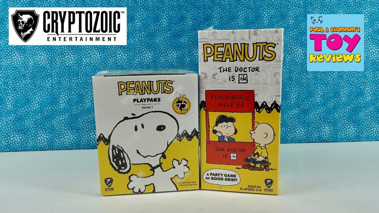 Peanuts Playpaks Series 1 Cryptozoic Entertainment Trading Card Opening