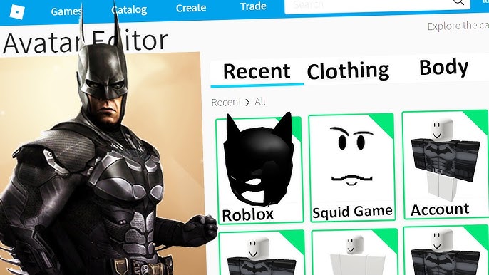 Flashpoint batman roblox avatar