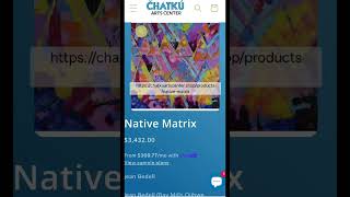 Native Matrix at Red Cloud Art Show at the new Chatku Arts Center, Pine Ridge SD