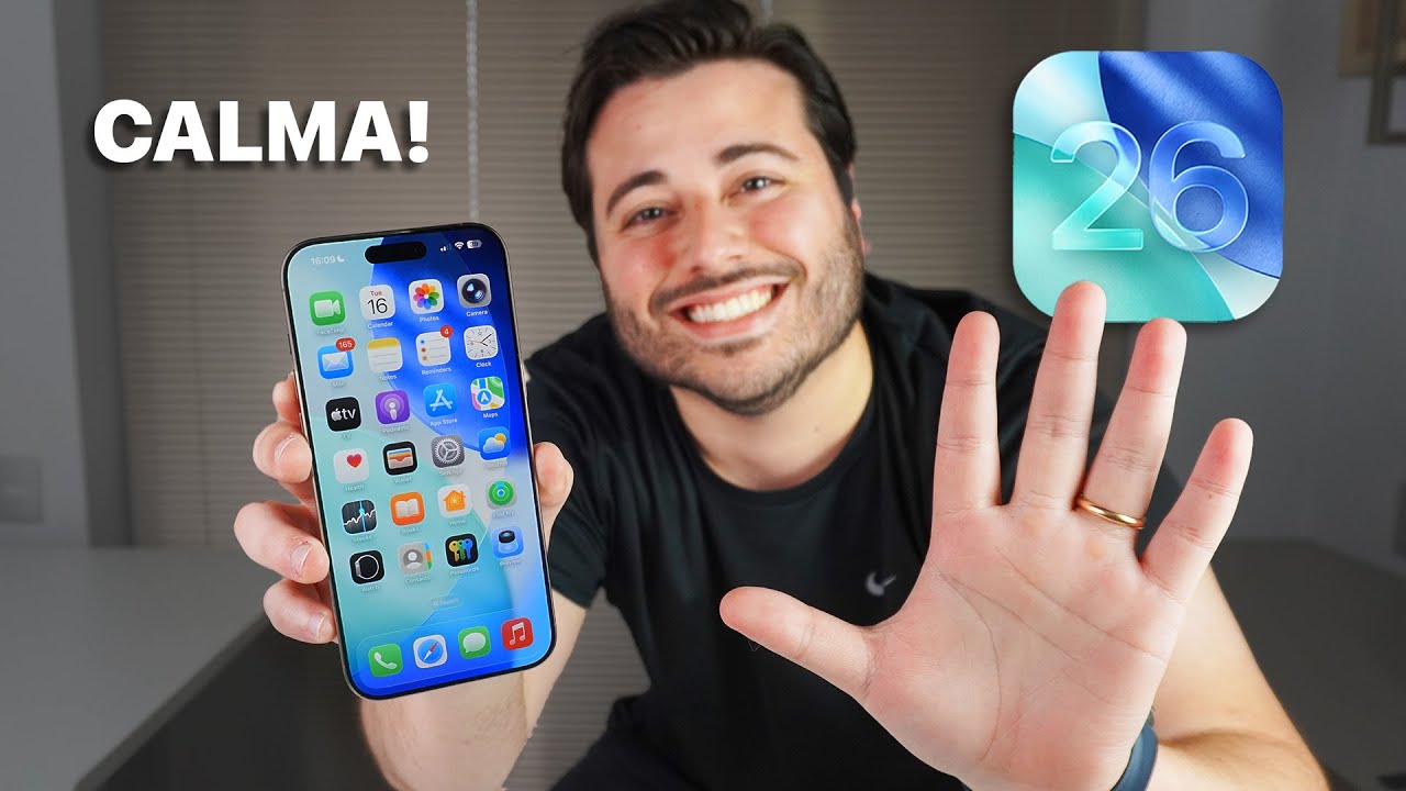Calma! O iOS 26 Não Estragou o Seu iPhone - Vai Melhorar! - YouTube