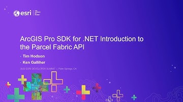 ArcGIS Pro SDK for .NET: Introduction to the Parcel Fabric API