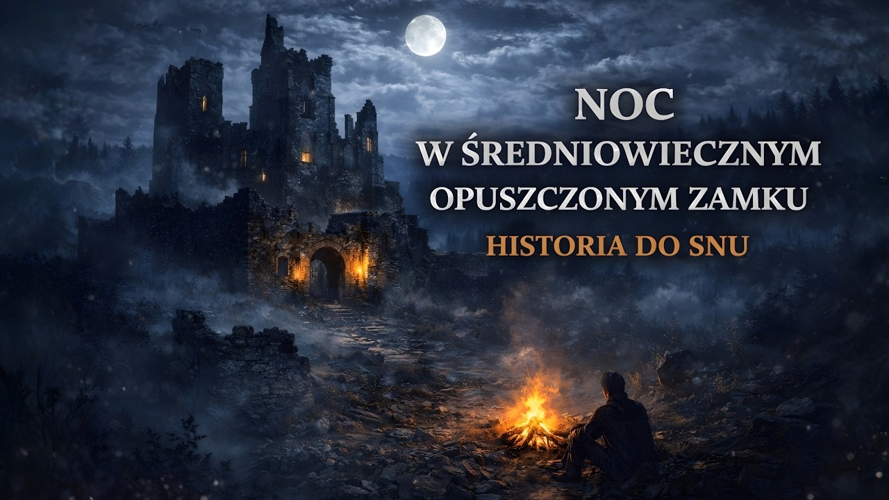 NOC w ŚREDNIOWIECZNYM opuszczonym ZAMKU - HISTORIA DO SNU