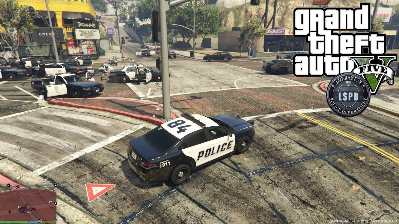 GTA 5 PC Police Mod LSPDFR, Too Much Backup and more! GTA V YouTube