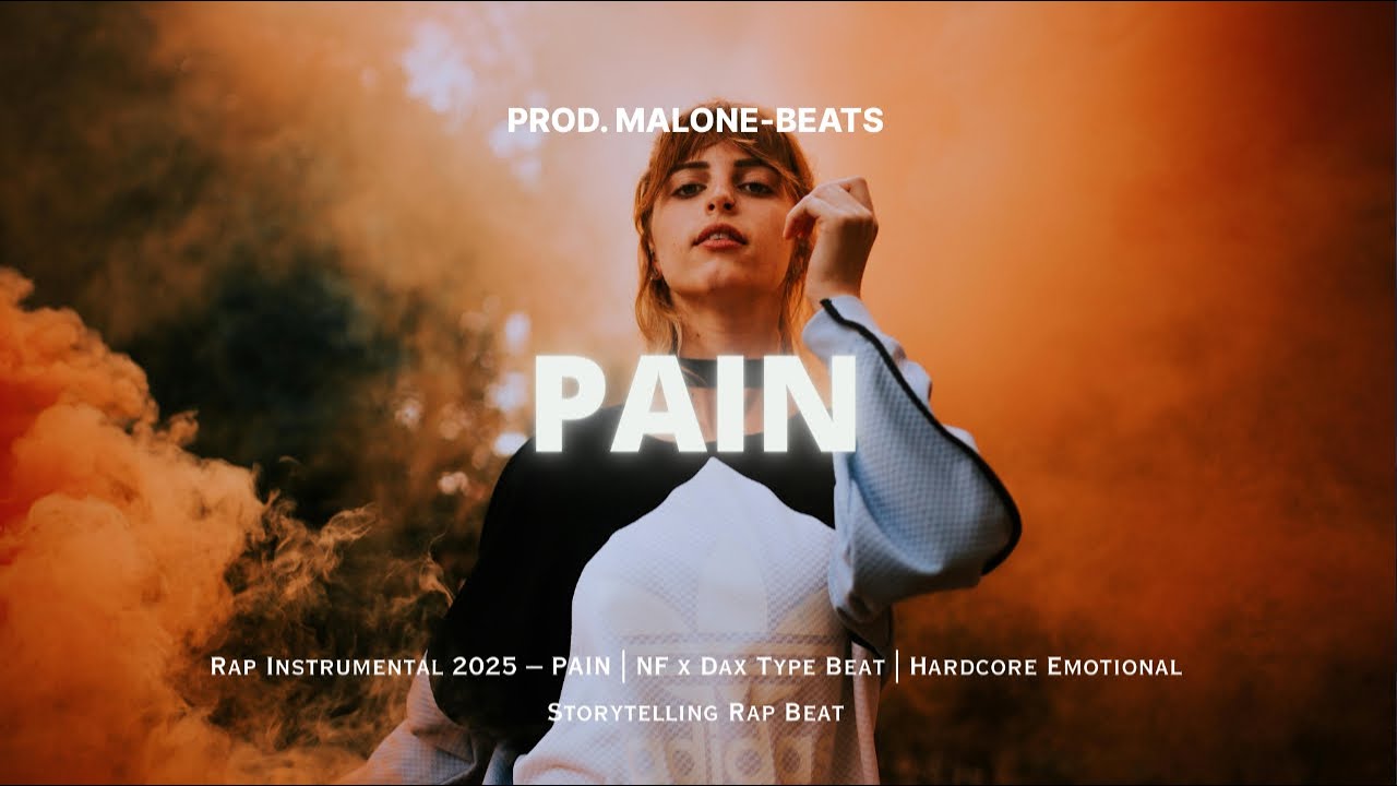 Rap Instrumental 2025 – PAIN | NF x Dax Type Beat | Hardcore Emotional Storytelling Rap Beat