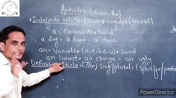 English Grammar - 1st Video for Secondary Classes (Article) - Assignments for Copy # 01- HSS 2021-22