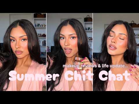 Long-Lasting Summer Makeup Tutorial ☀️ Chatty GRWM & Product Reviews