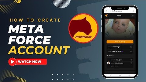 How to Create META FORCE Account