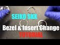 Seiko SKX Bezel &amp; Bezel Insert Change TUTORIAL