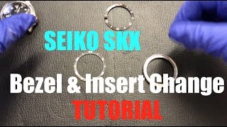 Seiko SKX Bezel & Bezel Insert Change TUTORIAL