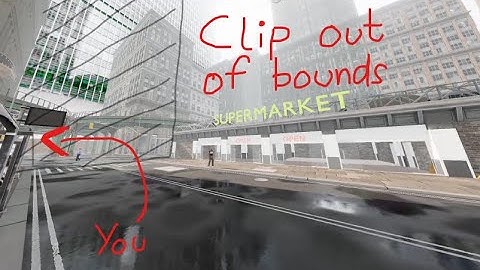 Clip BEHIND ALL Invisible Barriers in Supermarket together - tutorial