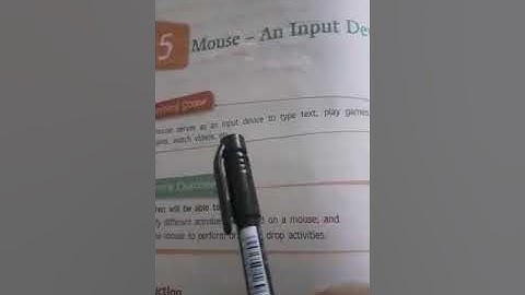 Std-2 COMPUTER CHAPTER-5 MOUSE- AN INPUT DEVICE (PART-1)👆