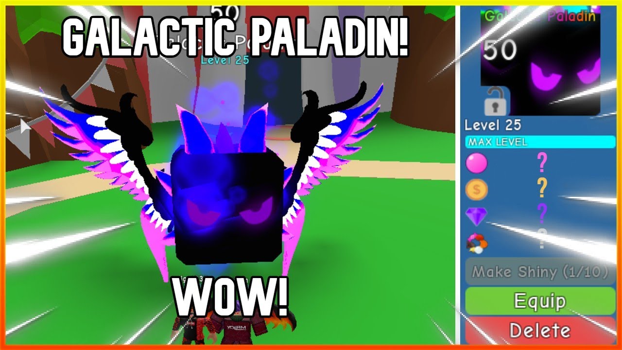 Galactic Paladin Bubblegum Simulator Roblox Youtube - www.clam.gg roblox