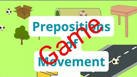 Prepositions | Game|Prepositions of Movement| ESL Game
