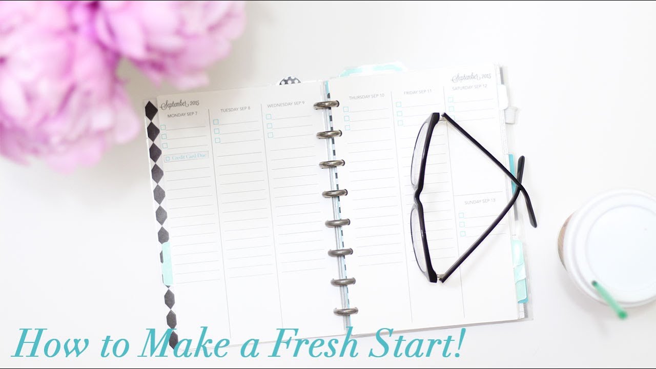 5 Strategies for How to Make a Fresh Start! - YouTube