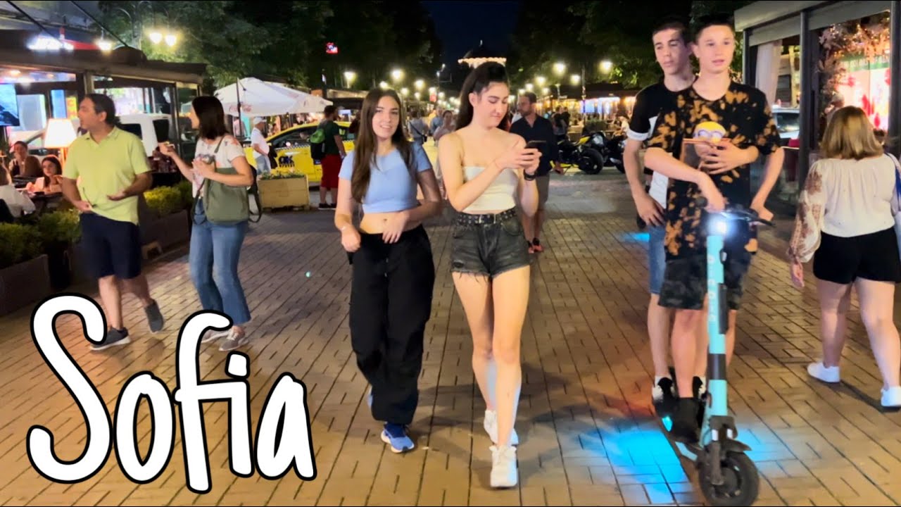 Vitosha Boulevard. Sofia, Bulgaria