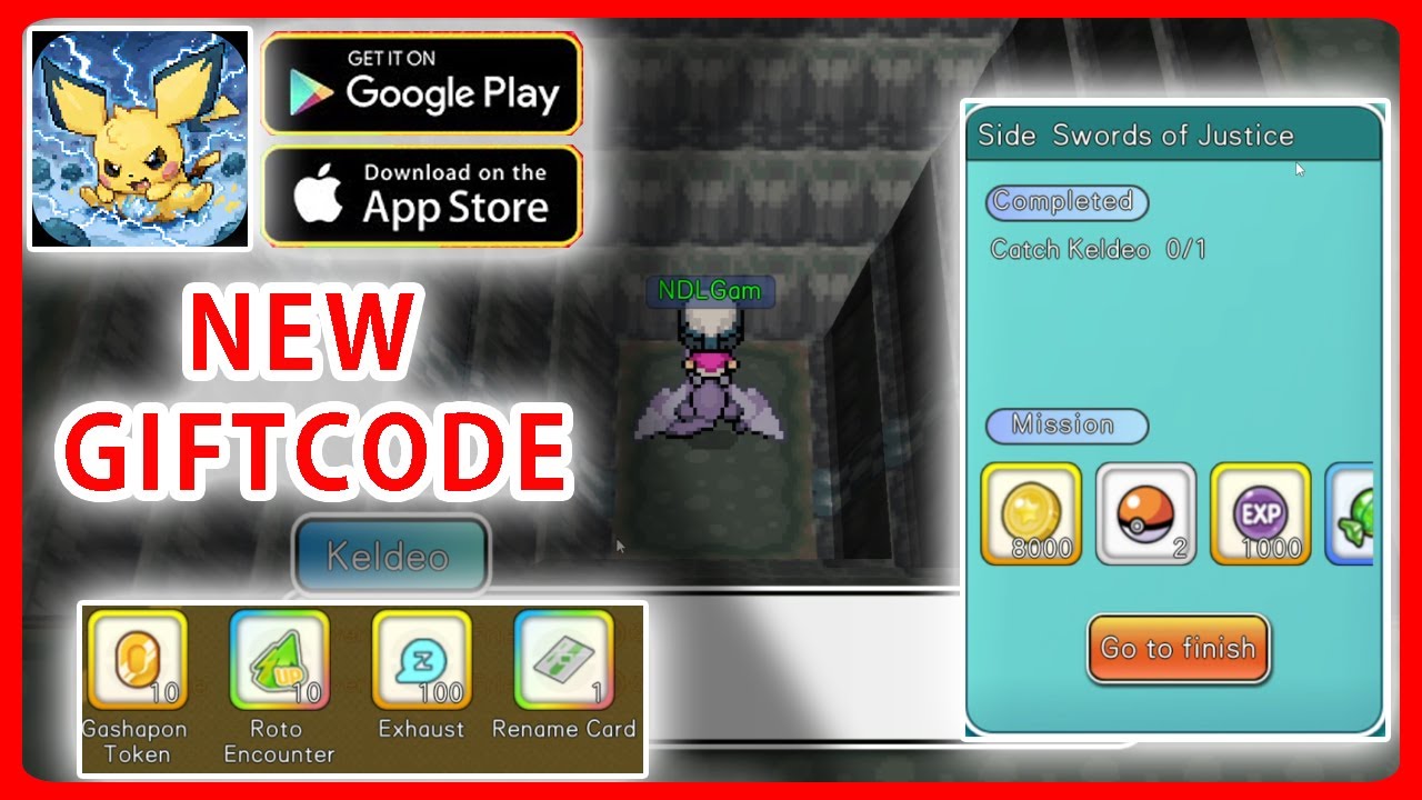 Pocket Pixel New Giftcode & the quest to Catch Keldeo cost me