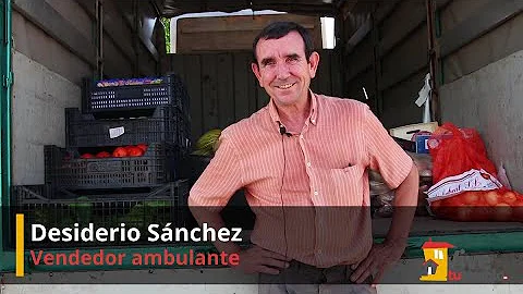 Desiderio Snchez, vendedor en Gallegos de Sobrinos...