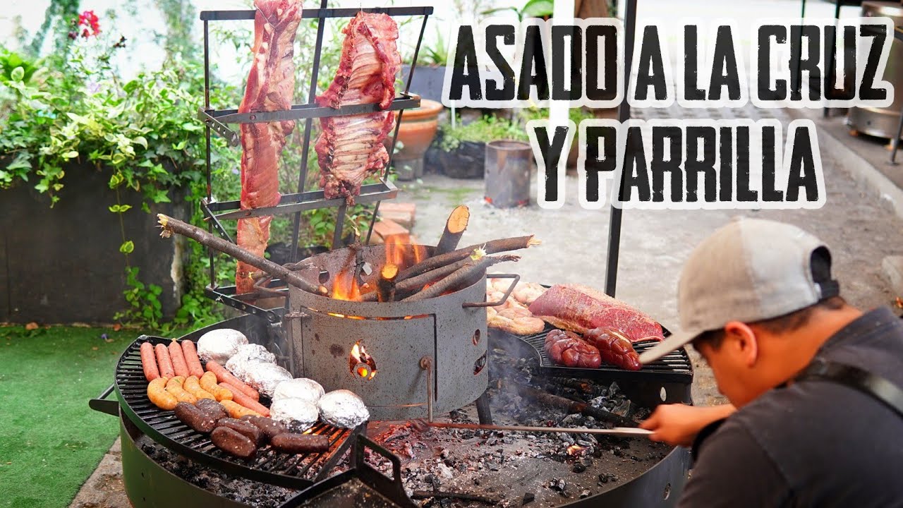 Asado a la cruz y parrilla ll La Plaza Cocina