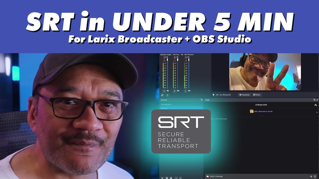 SRT in under 5 Minutes for Larix Broadcaster & OBS Studio