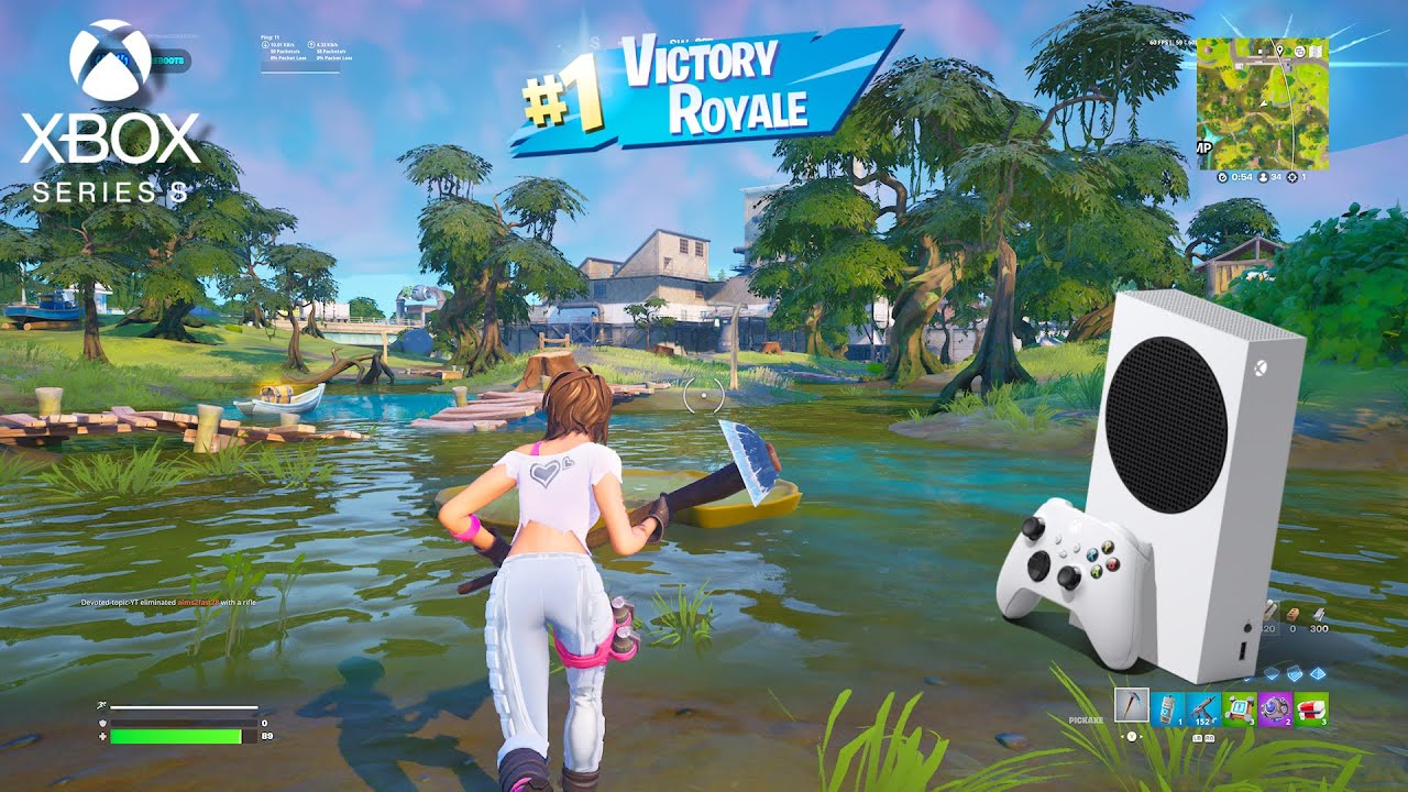 Xbox Series S Fortnite Reload Controller Gameplay (4K 120FPS) 