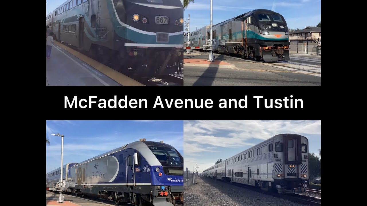 Railfanning McFadden avenue and Tustin December 21, 2025
