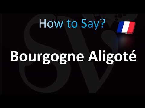 How to Pronounce Bourgogne Aligoté (CORRECTLY!)